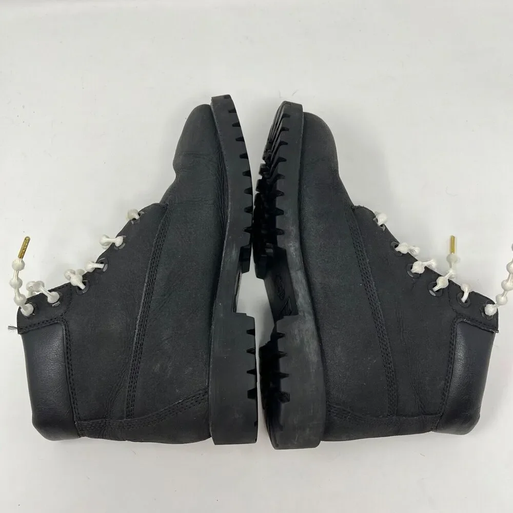 TIMBERLAND BOYS  BLACK BOOTS, SIZE 4.5 US